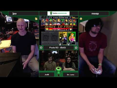 CT GamerCon 6 SSBM - jpo (Fox) vs. meep (Sheik) - Melee WR3