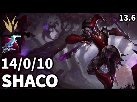 Shaco Jungle vs Wukong - KR Master  | Patch 13.6
