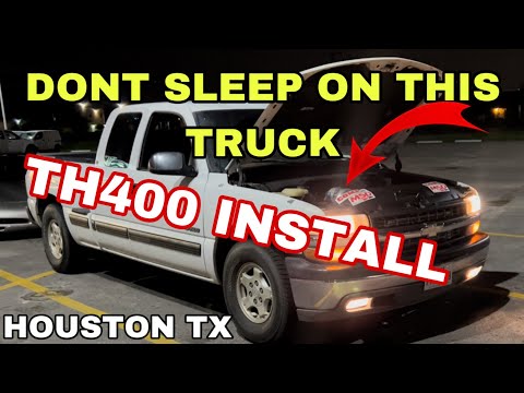 INSANE SILVERADO BUILD GETS A TH400 TRANSMISSION part 2