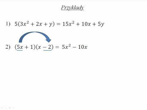 Wyrażenia algebraiczne - mnożenie wyrażeń algebraicznych