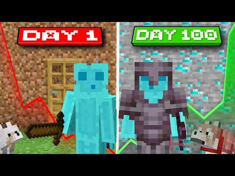 I Survived 100 Days in Hardcore Minecraft!