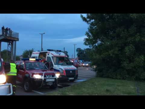 Ćwiczenia antyterrorystyczne PKP Grajewo