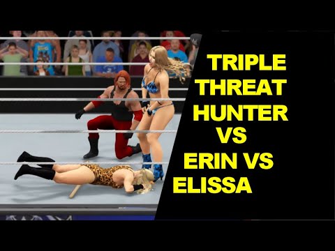 WWE Amazon Elissa vs Amazon Erin vs Hunter Weaver - Triple Threat