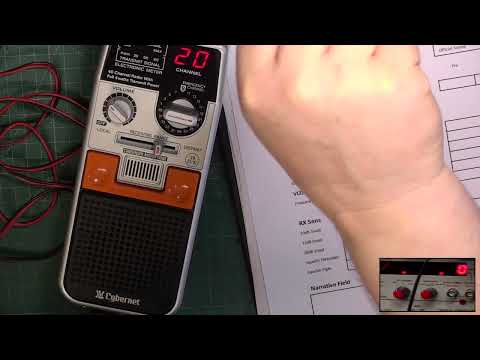 Cybernet ZX1 CB27/81 UK FM Emergency CB radio - service alignment