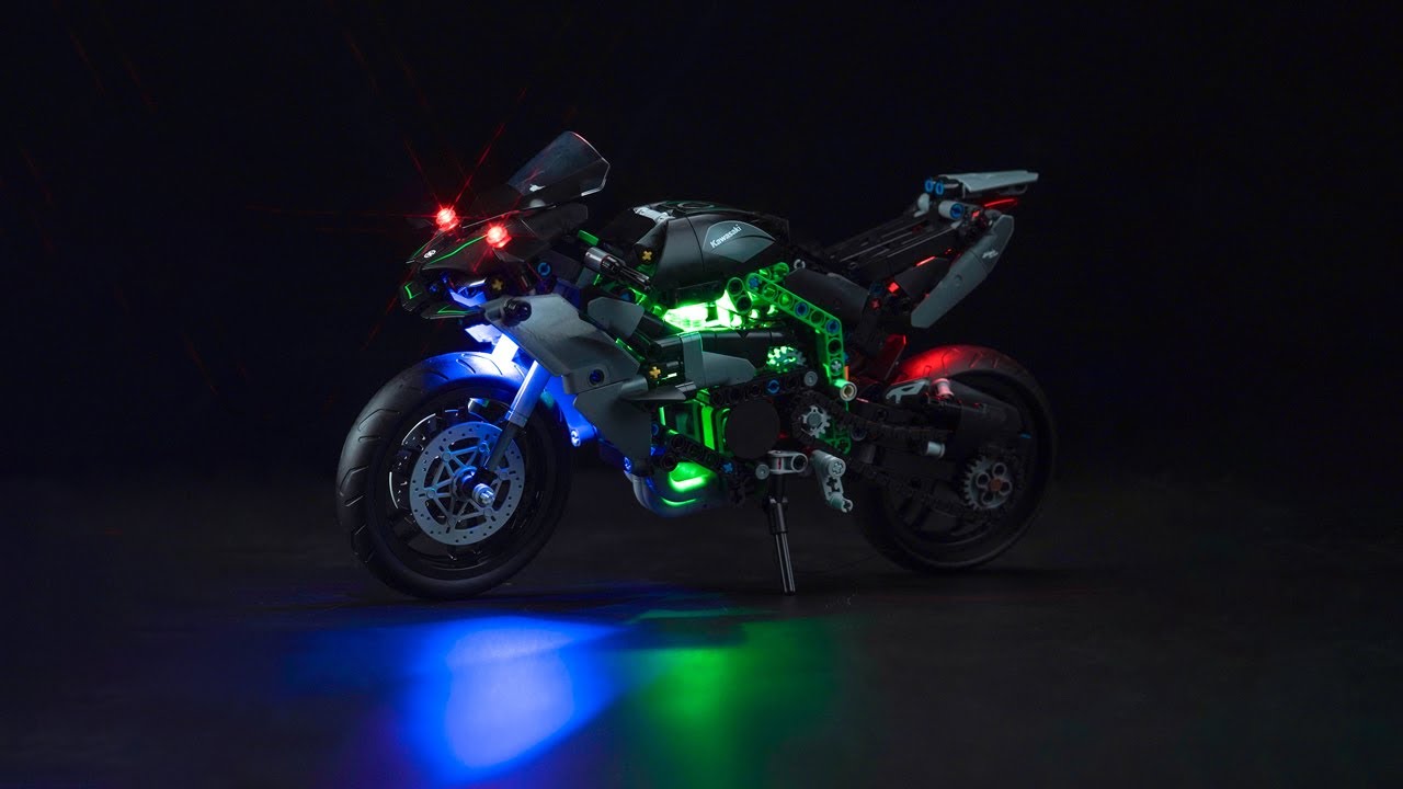 BrickBling LED-Licht-Set für LEGO® Kawasaki Ninja H2R (42170)