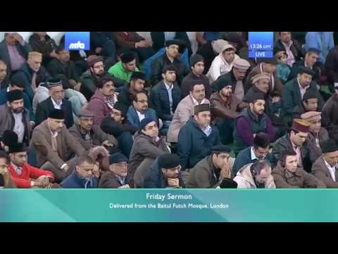 [2017-03-17] Friday Sermon:  Politics, Islamophobia, Persecution and Tabligh (English Translation)