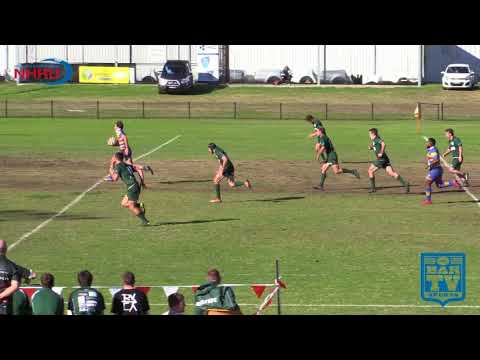 2018 NHRU   prem 2   Rd 10 highlights   Merewether V Hamilton