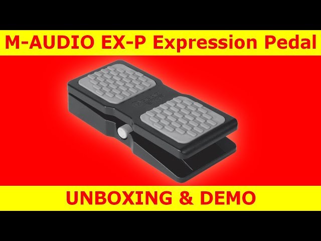 Vídeo relacionado con M-AUDIO EX-P Pedal de Expresión Universal para Teclados Electrónicos, Teclados y Controladores MIDI y Pedales de Efectos de Guitarra Compatibles