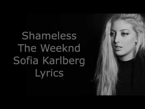 Shameless - The Weeknd - Sofia Karlberg - Lyrics