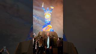 Ukraine Motherland Monument Light Show