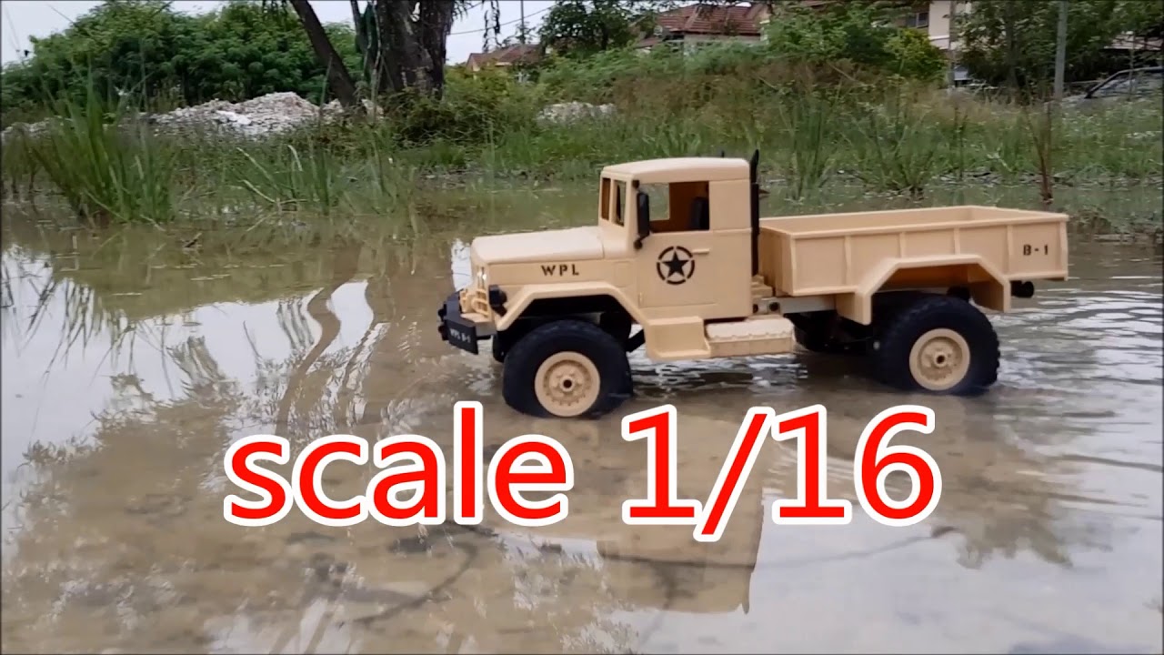 RC auto Military Truck, písková