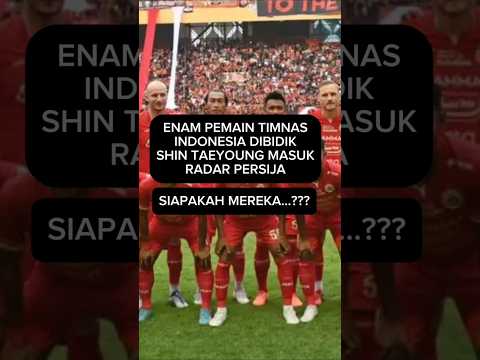 ENAM PEMAIN TIMNAS INDINESIA DIBIDIK SHIN TAEYOUNG MASUK RADAR PERSIJA