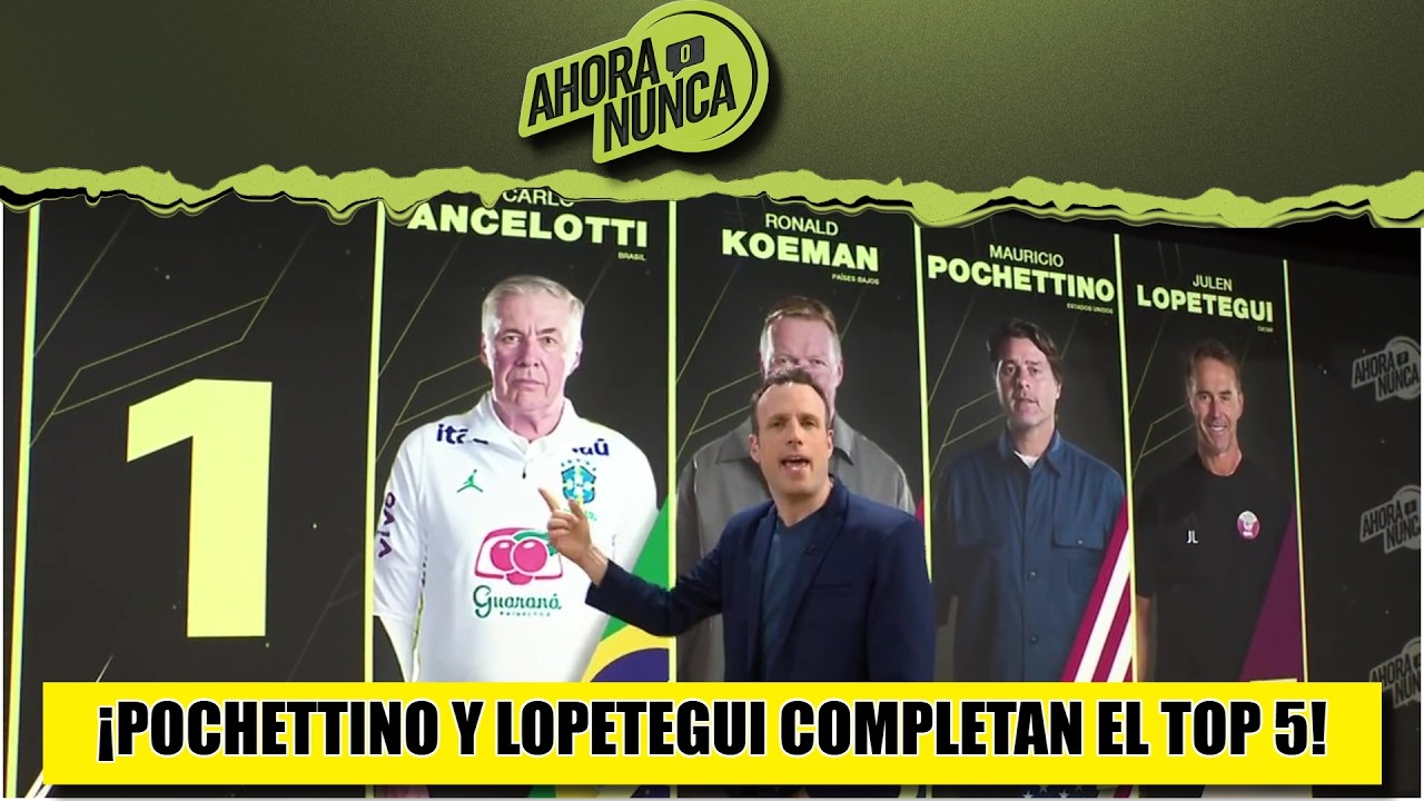 ANCELOTTI, KOEMAN y ROBERTO MARTINEZ son los TÉCNICOS más VENDEHUMO de este MUNDIAL | Ahora o Nunca