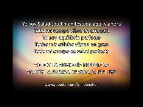 ESCUCHA O CANTA ESTO Y TENDRAS SALUD PERFECTA - YO SOY LA ARMONÍA PERFECTA - DECRETOS DE PODER