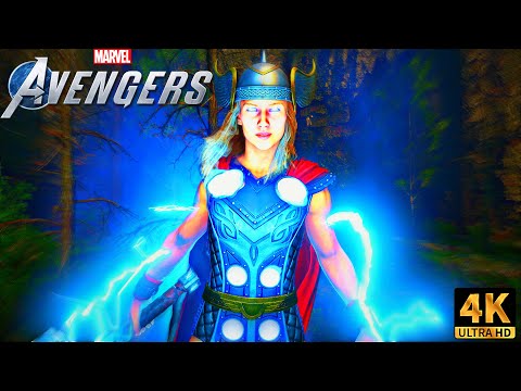 Jane Foster Thordis Suit Gameplay | Marvel's Avengers (4K 60FPS)