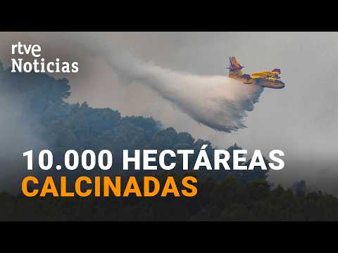 Incendis: El foc avança a Castelló però s'estabilitzen els fronts a Madrid i Àvila