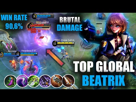 90,6% WINRATE TOP GLOBAL BEATRIX by Prime S4FriL | Build & Gameplay Top Global Mobile Legends 2022