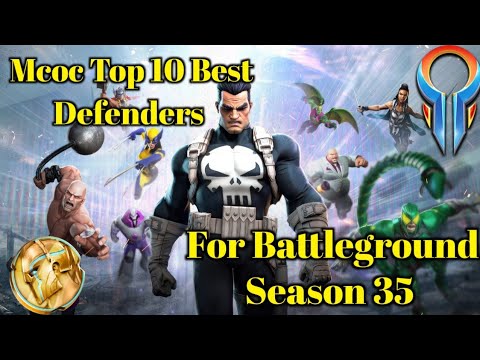 Mcoc Top 10 Best Defenders For Battleground Season 35 | Marvel contest of champions | IshvalanGaming