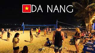 VIETNAM DA NANG Nightlife Beach Walking Tour at My Khe Beach - Real Travel Atmosphere and Activities