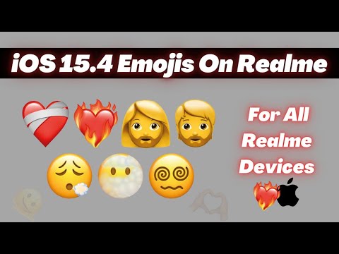 Get iOS Emojis On Any Realme Device 👀 | iOS 15.4 Emojis On Realme