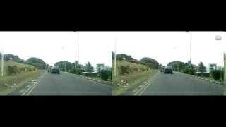 preview picture of video 'A Drive from Port Louis to Beau Bassin, Mauritius - time lapse in 3D (3DS Test)'