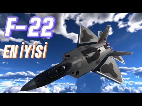 Türkçe// War Thunder// F-22 dünyanın en iyi jeti (MOD)