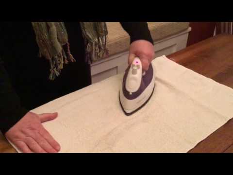Remove Water Stain from Wood Table with an Iron