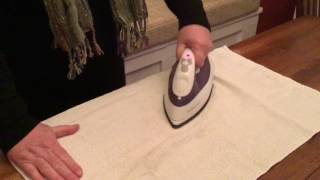 Remove Water Stain from Wood Table with an Iron