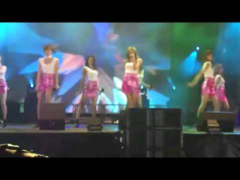 After School in cambodia Because of You MTV EXIT 17-Dec-2011 fancam