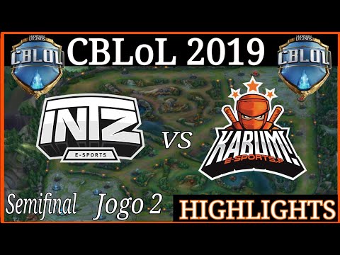 CBLoL 2019 Semifinal INTZ vs KBM highlights do jogo 2.