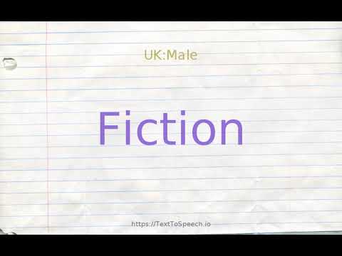 How to pronounce fiction