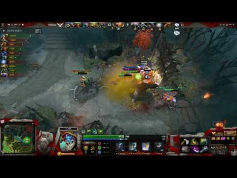 Slark Rampage.  wings gaming vs l Geniuses