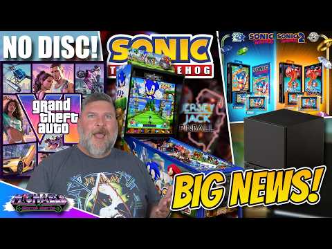 Sonic The Hedgehog Pinball & Collector Carts, Steam Machine & Grand Theft Auto 6 No Physical Copy?
