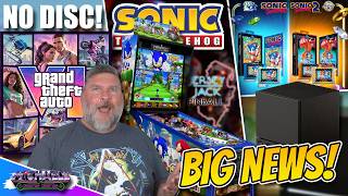 Sonic The Hedgehog Pinball & Collector Carts, Steam Machine & Grand Theft Auto 6 No Physical Copy?