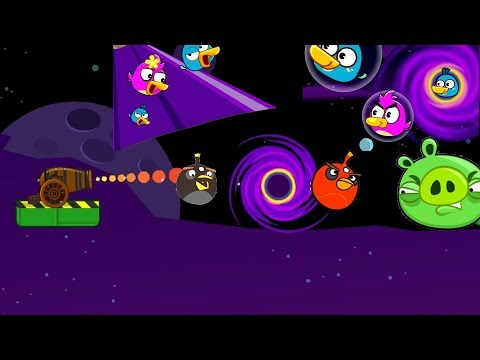 Angry Birds Collection Hacked 5 - SHOOT THROUGH BLACKHOLE TO HIT PIGS!