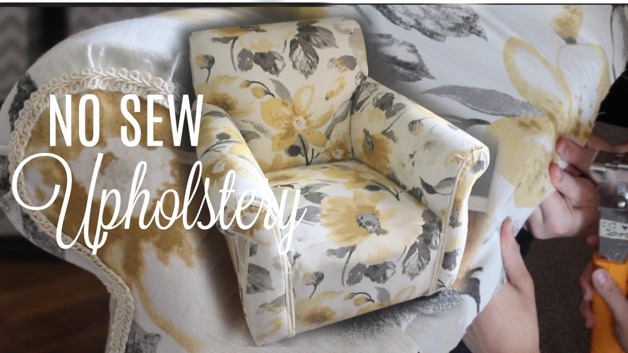 Watch video HOW TO REUPHOLSTER A CHAIR// NO Sew! // Next Level Lifestyle Series Now HOW TO REUPHOLSTER A CHAIR// NO Sew! // Next Level Lifestyle Series