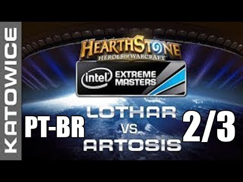 [PT-BR] Lothar vs. Artosis - Semifinal - IEM Katowice 2014 - Hearthstone 2/3