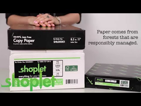 Shoplet multipurpose copy paper