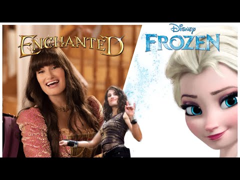 The many roles of Idina Menzel in Frozen and Enchanted (read the description)