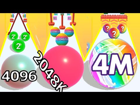 Ball Run Infinity ♾️ - Ball Run 2048 android game New Upload All Max Level Epic 3 #ballruninfinity