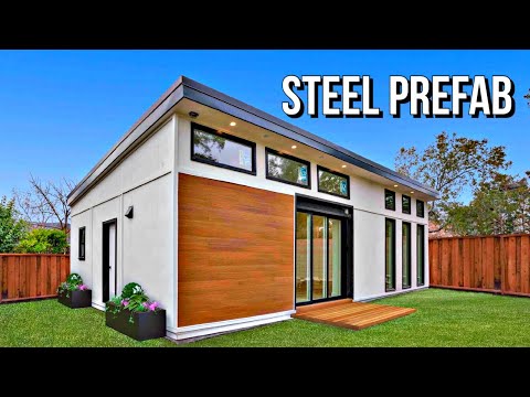 Forget Wood - Steel Frame PREFAB HOMES are Trending in California!!