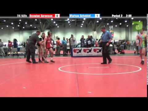 Men 70 KG / 154.25 lbs - Brandon Sorenson vs. Markus Scheidel