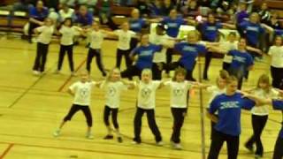 preview picture of video 'Sheboygan Falls Falcons Dance Team - Youth Event'