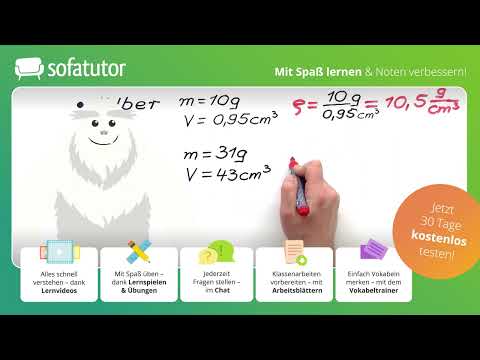 Dichte berechnen – Definition & Erklärung