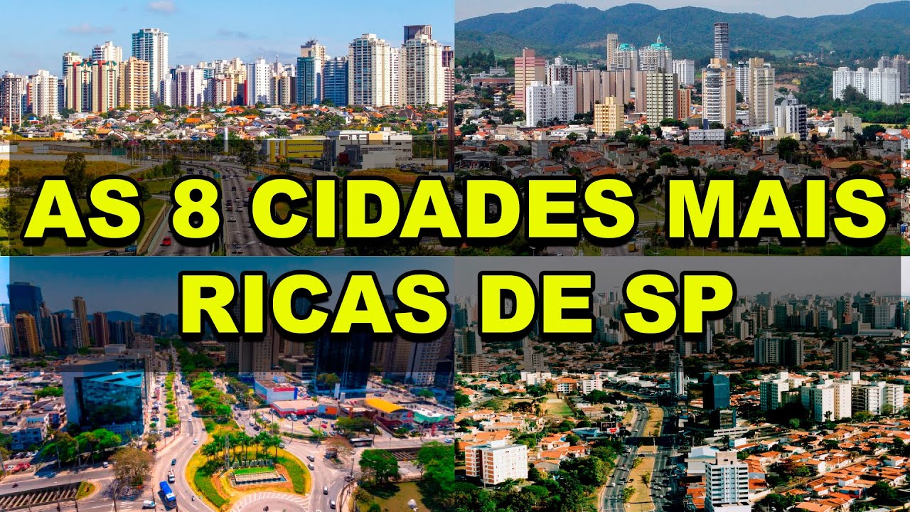 As 8 cidades mais ricas de São Paulo