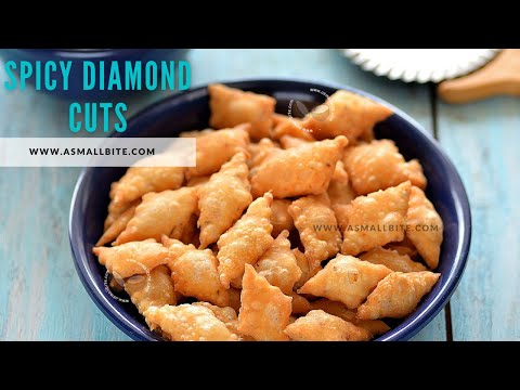Spicy Diamond Cuts Recipe | Masala diamond cuts | Spicy Maida Biscuits