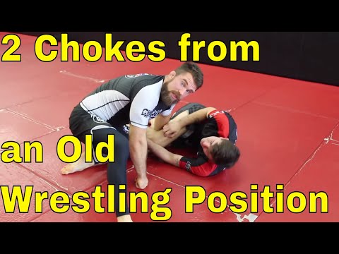 Sneaky No Gi Ezekiel & Darce Choke for BJJ from a Wrestling Cradle