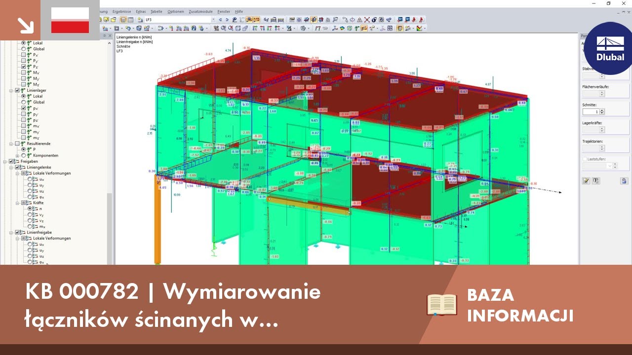 KB 000782 | Wymiarowanie łączników ścinanych w konstrukcjach drewnianych klejonych krzyżowo