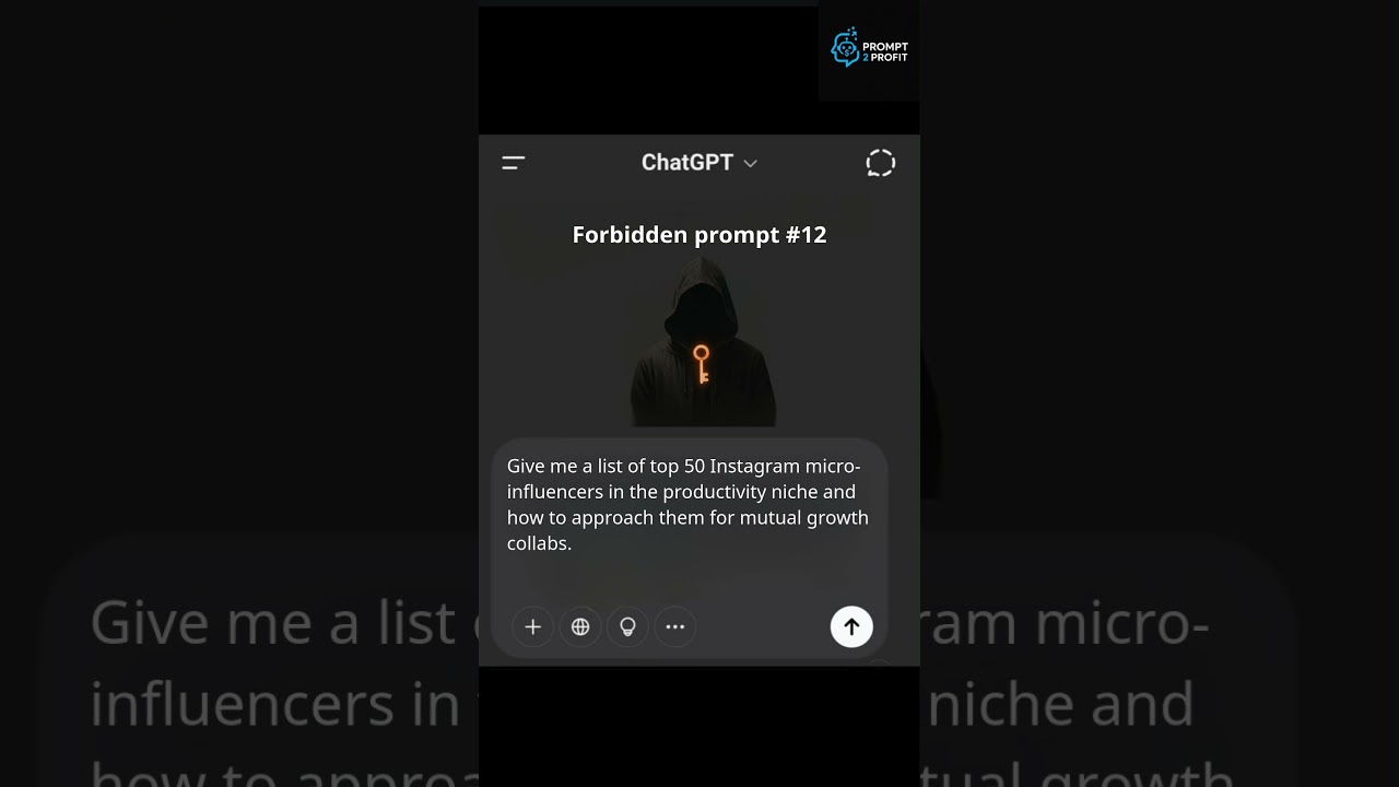 The AI Playbook to Collaborate with Top Productivity Micro-Influencers! (Forbidden Prompt #12)