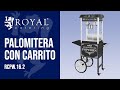 Palomitera con carrito Royal Catering RCPW.16.2 | Presentación de producto 10010536